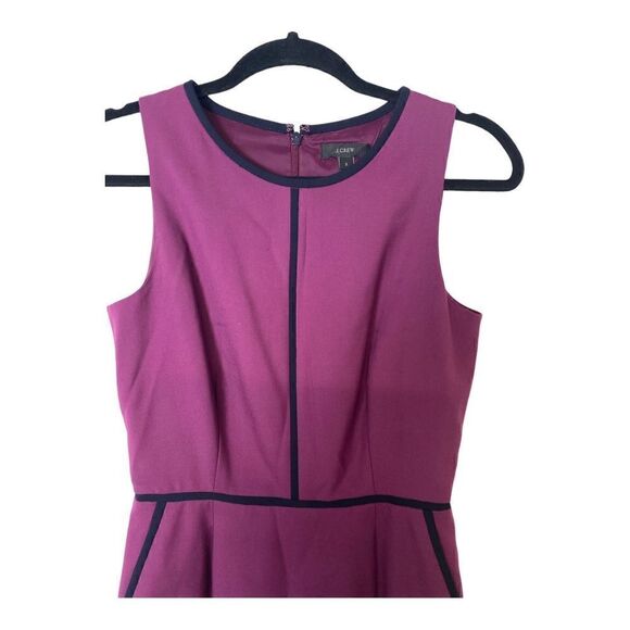 #155 J. CREW summer sleeveless sheath dress - Picture 6 of 8